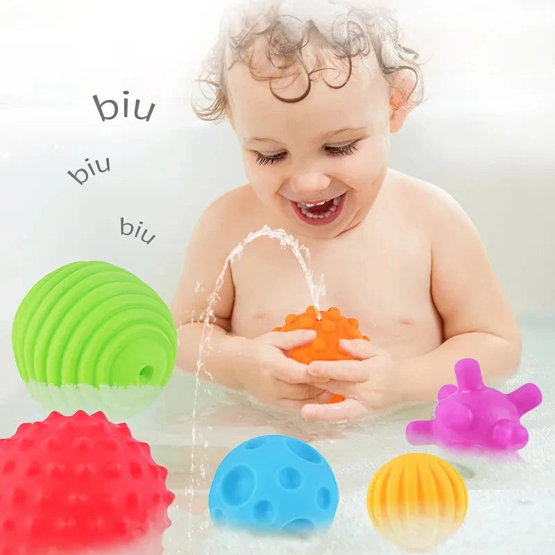 Balles Sensorielles Texturées Bébé - Développement Tactile 0-12 Mois