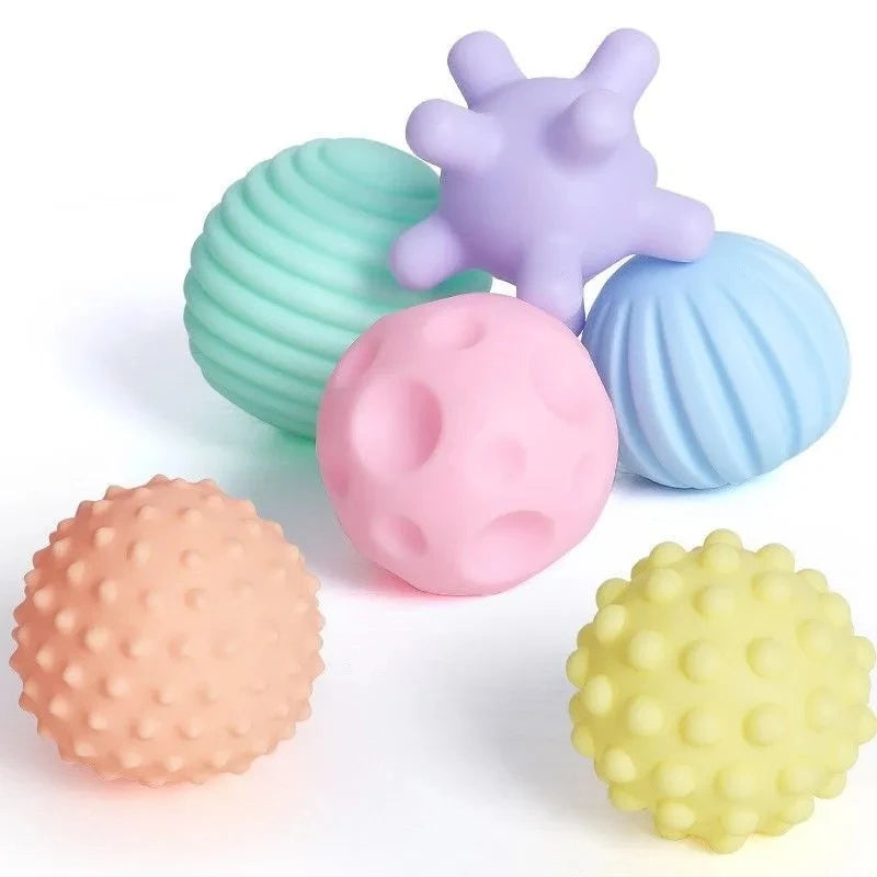 Balles Sensorielles Texturées Bébé - Développement Tactile 0-12 Mois