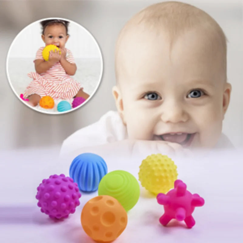 Balles Sensorielles Texturées Bébé - Développement Tactile 0-12 Mois