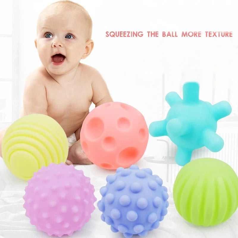 Balles Sensorielles Texturées Bébé - Développement Tactile 0-12 Mois