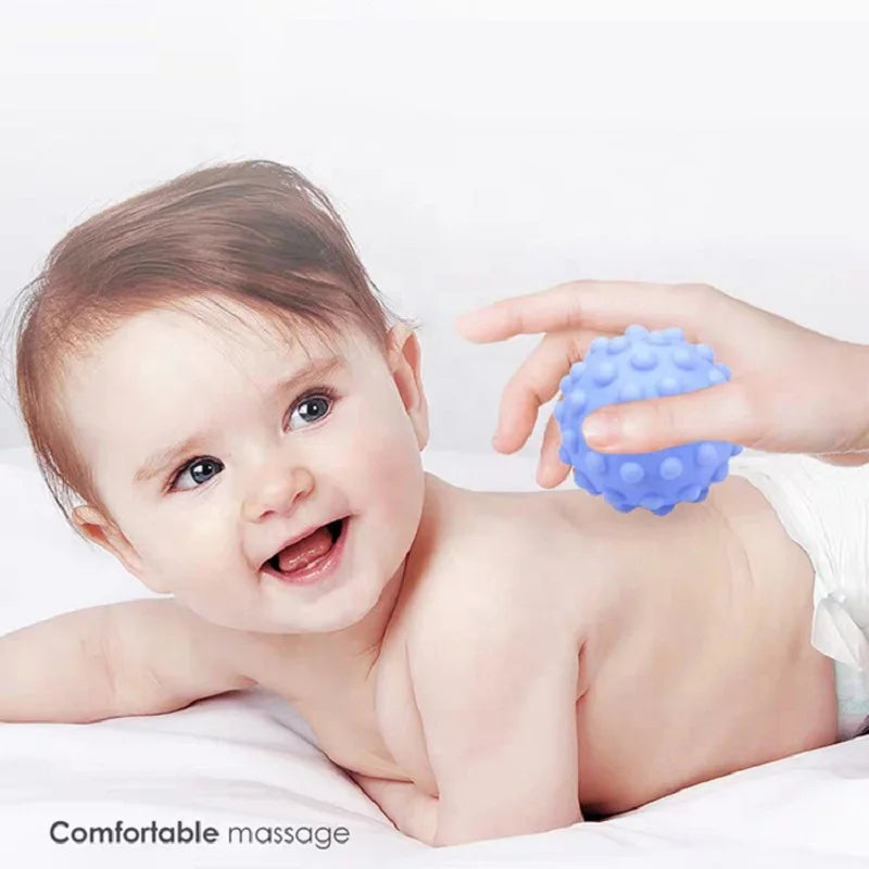 Balles Sensorielles Texturées Bébé - Développement Tactile 0-12 Mois