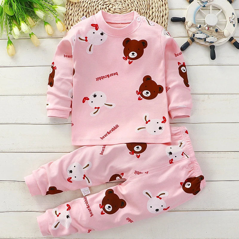 Vêtements pour enfants Ensembles pour enfants Vêtements pour enfants Garçons Filles Coton Automne hiver Vêtements Pantalons Vêtements de nuit Sous-vêtements Cadeau de Noël