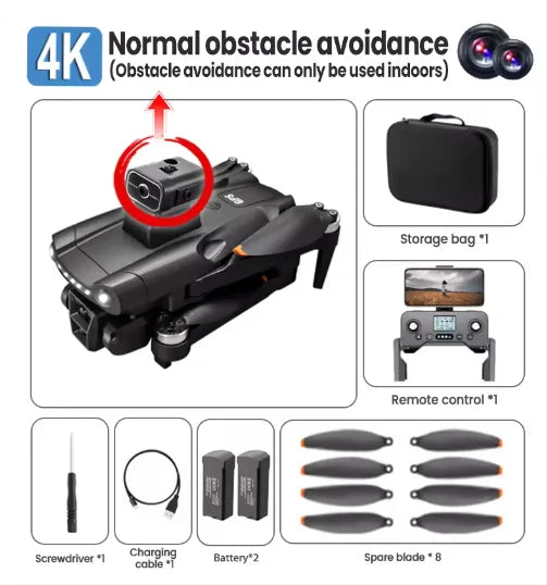 Drone Xiaomi Mijia V198 GPS 8K - Pliable Professionnel Évitement Obstacles