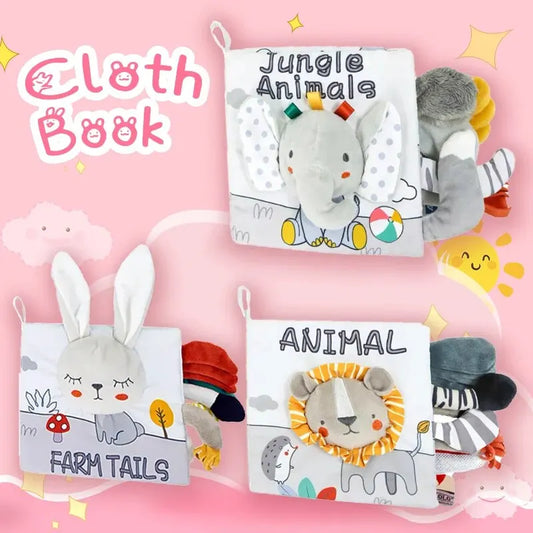 Jouets en peluche pour enfants, livre grill, éducation mentaires orielle tactile, développement de l'intelligence de niche précoce, garçons et filles