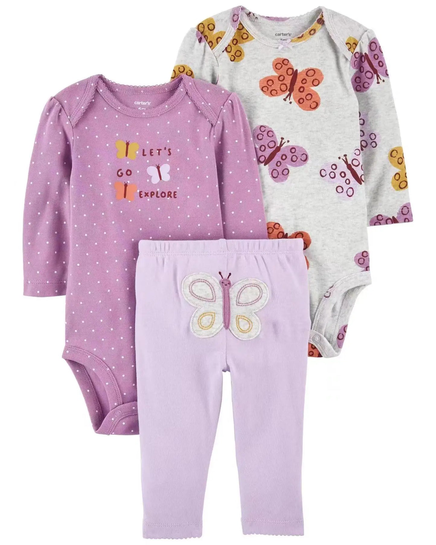 Vêtements d'automne et de printemps pour bébés filles, tenue pour nouveau-né, body en coton, pantalon supérieur et inférieur, ensemble de vêtements pour enfants en bas âge de 6 à 24 mois, 2025